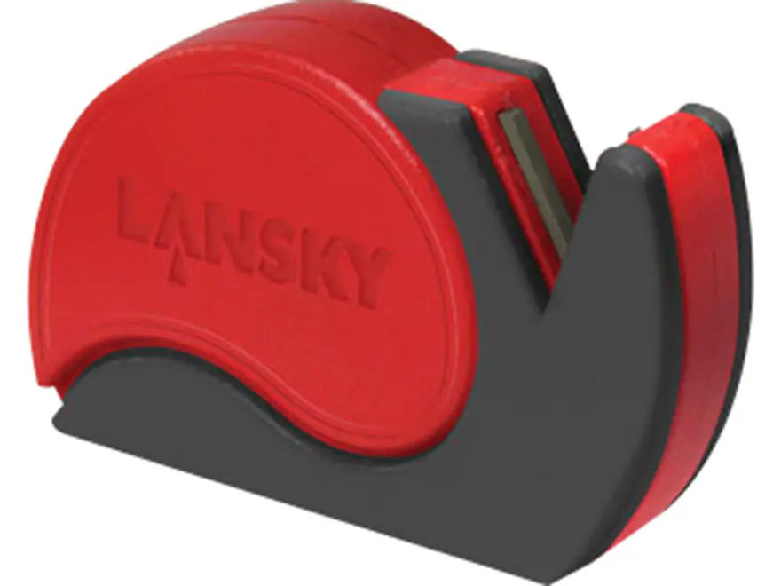 Lansky Sharp'n Cut 2-in-1 Knife Sharpener Red