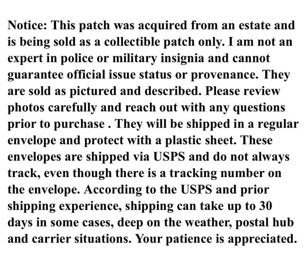 TX Killeen Texas Police Patch