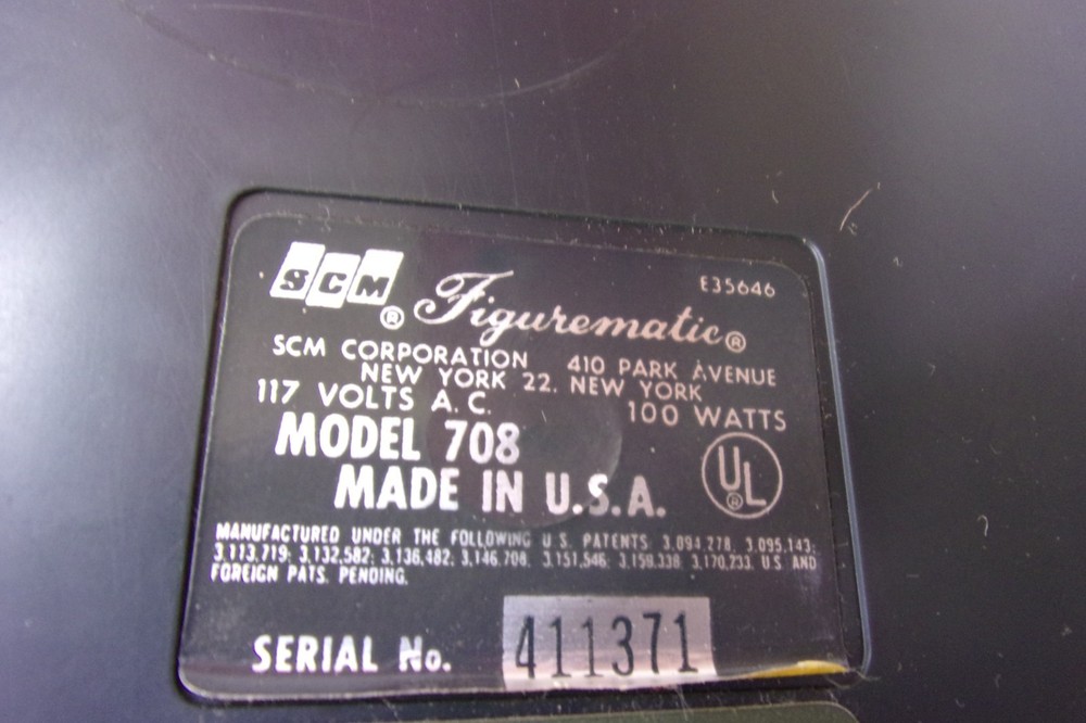 NEW Vintage Smith-Corona Figurematic electric adding machine.