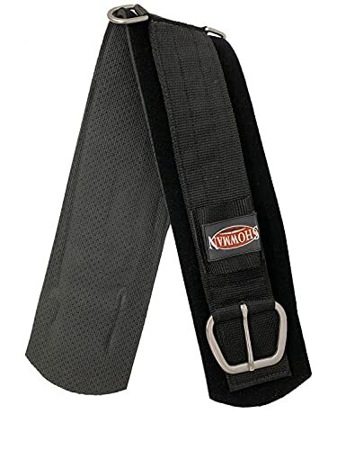 Showman Neoprene Girth w/ Stick & Peel Design