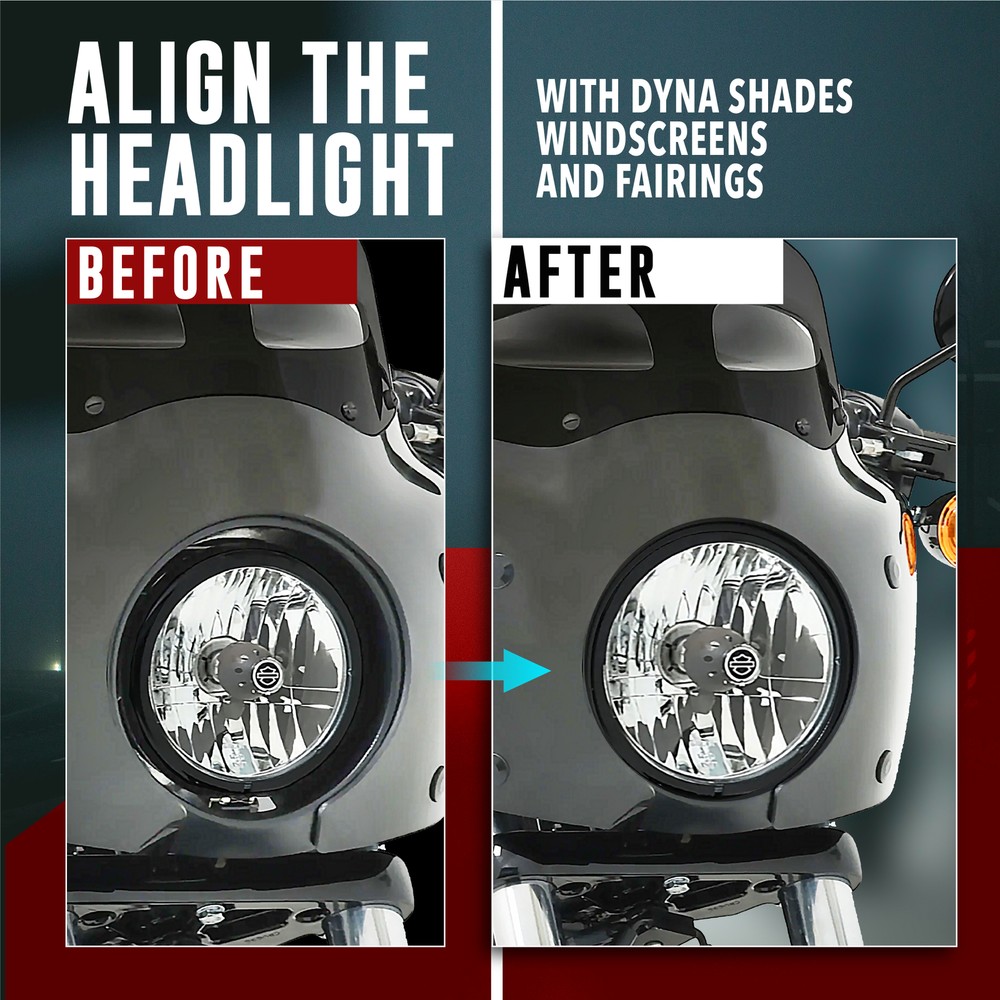 Motorcycle Headlight Extension Mounting Block Bracket with Perfect Alignment