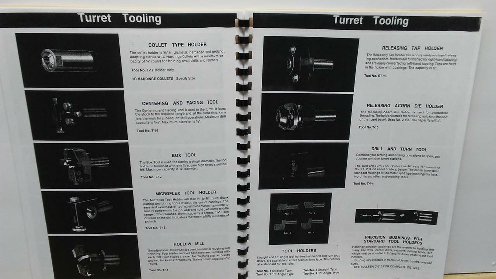 Hardinge HC Chucker Operator’s Manual