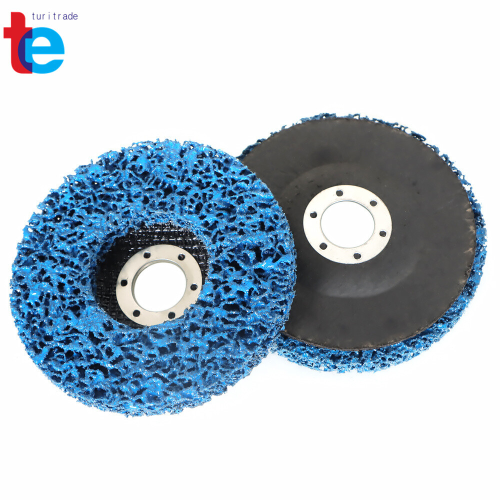 10 Pack 4.5" x 7/8" Strip Disc Wheel Paint Rust Removal Clean For Angle Grinder