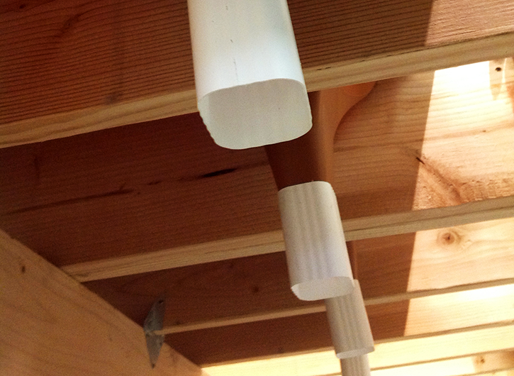 Trex RainEscape Down Spout for Deck Drainage System