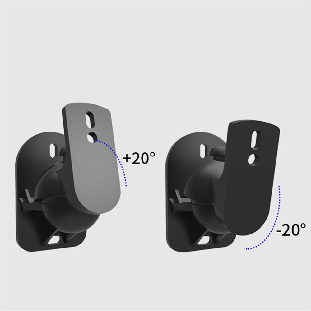 1 Pair Surround Sound Wall Bracket Speaker Wall Mount Brackets Holder Stand