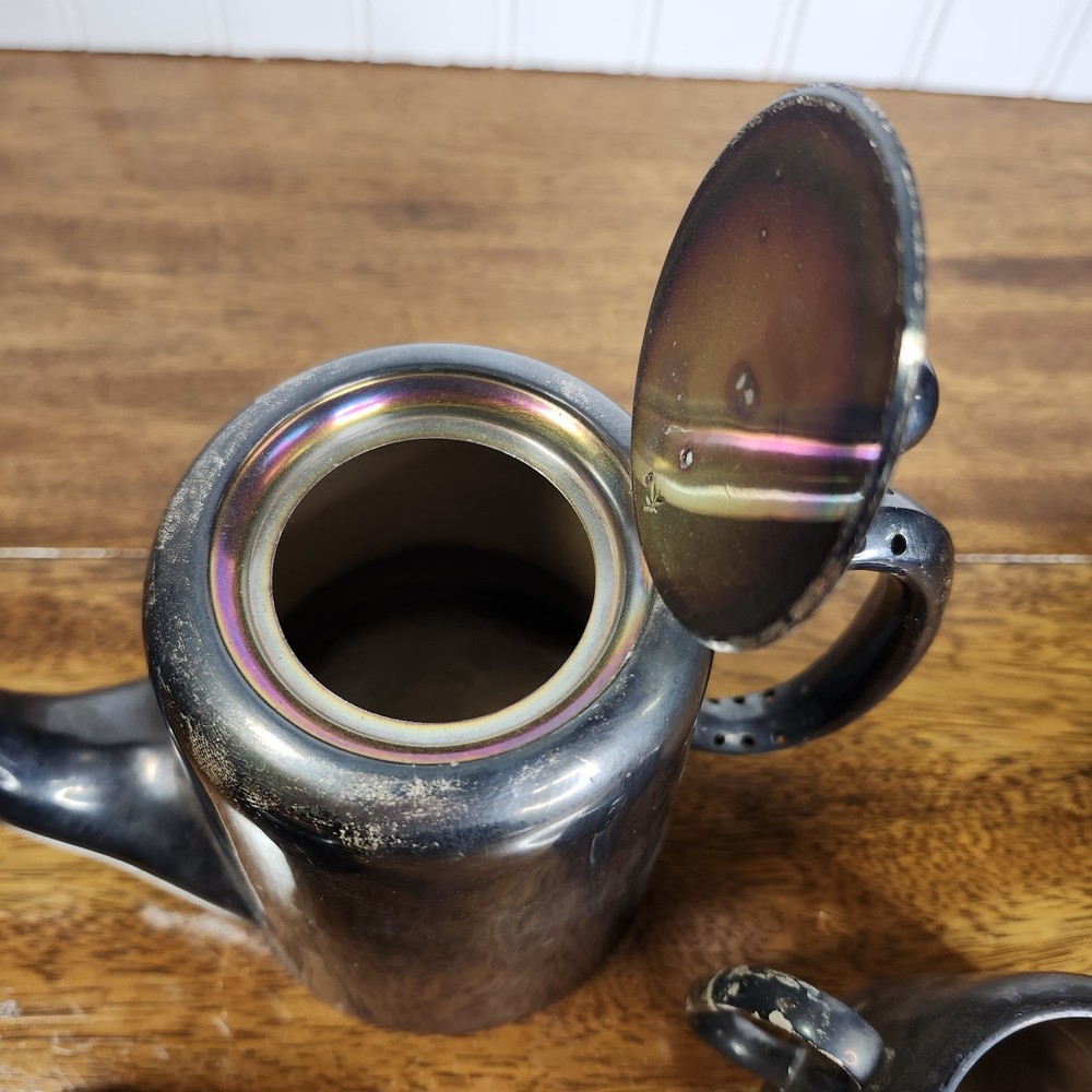 Silver-Plated Coffee/Tea Set 3 pieces Vtg Made in England