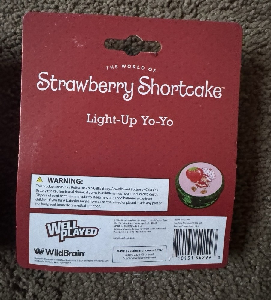 Strawberry Shortcake Light-Up Yo-Yo collector