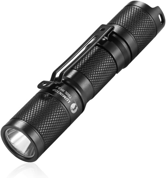 LUMIN Tool AA 2.0 EDC Flashlight, Poet-Sized Keychain Light, Super
