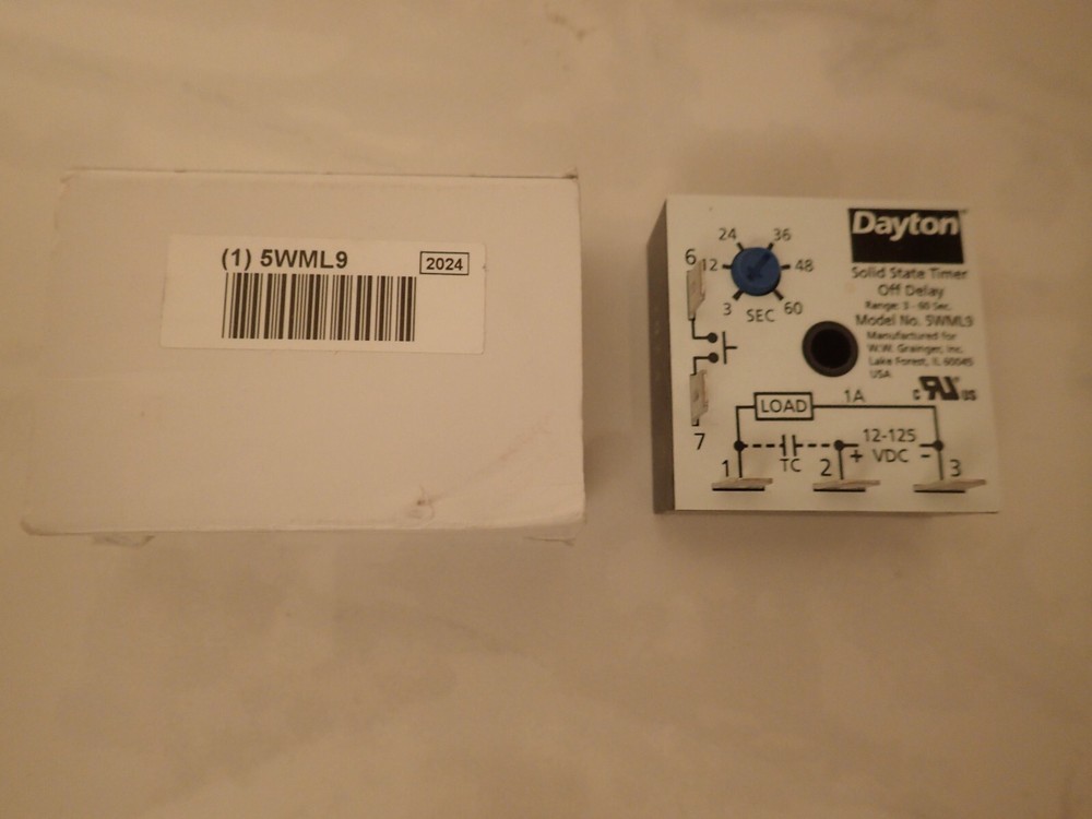 DAYTON SOLID STATE TIMER OFF DELAY - SWML9