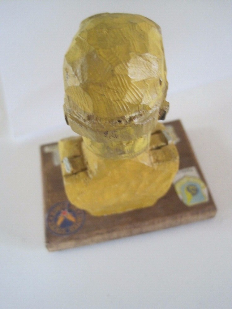 USAF Carved Bust By Russ Schonack