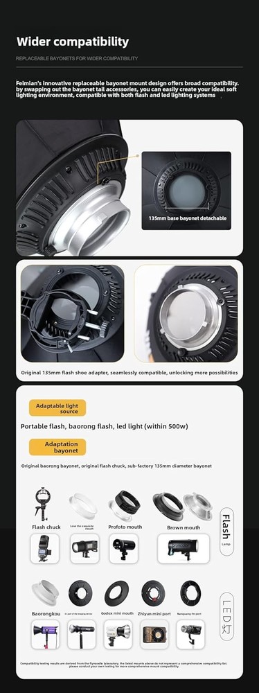 Flynoodle Air Tube Pro 60 Inflatable Softbox Diffuser Studio Flash Led Light