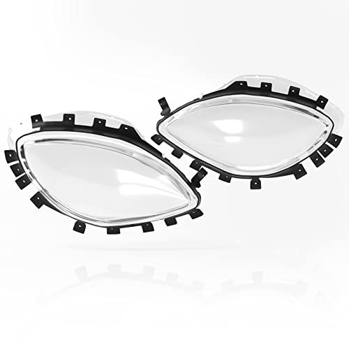 Headlight Replacement Lens Driver Passenger L+R PAIR For Corvette Clear Kit2