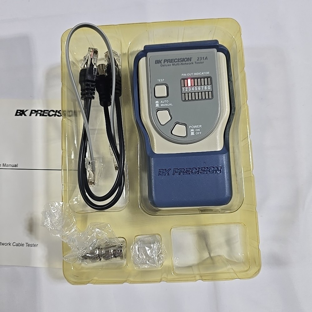 BK Precision Remote Multi Network Cable Analyzer Tester 240-A 240A w/ Box CAT