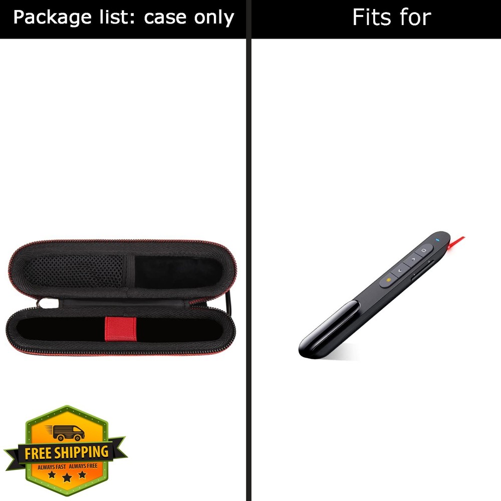 Tourmate Hard Case for Wireless Presenter Clicker Remotes