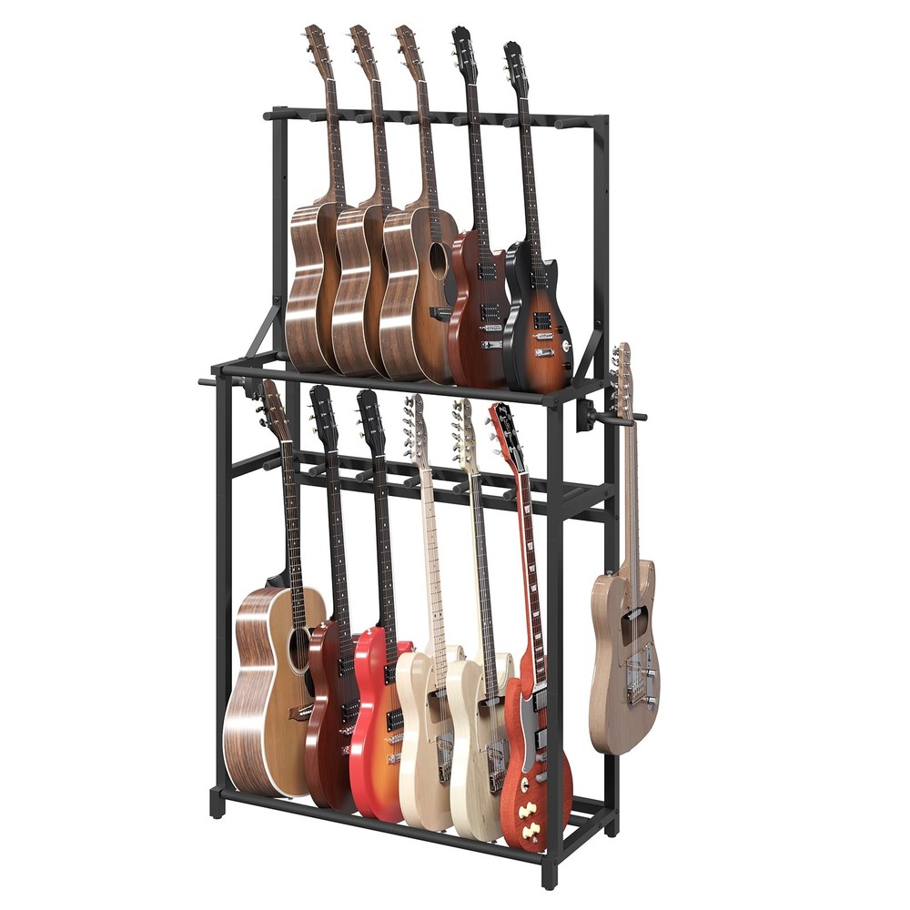 Guitar Stand, Multiple Guitar Rack Holder for Various Instruments, MultiInstr...