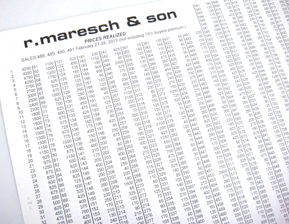 Maresch 2013 Stamp Auction Catalog w Prices Realized Canada Commonwealth Foreign