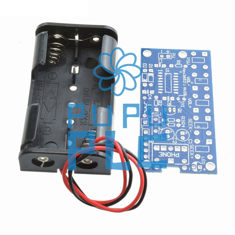 Wireless Stereo FM Radio Receiver Module PCB DIY Electronic Kits 76MHz-108MHz M