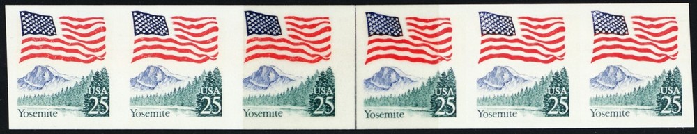 2280b, Mint NH 25¢ - Imperforate Error Splice Strip - Stuart Katz