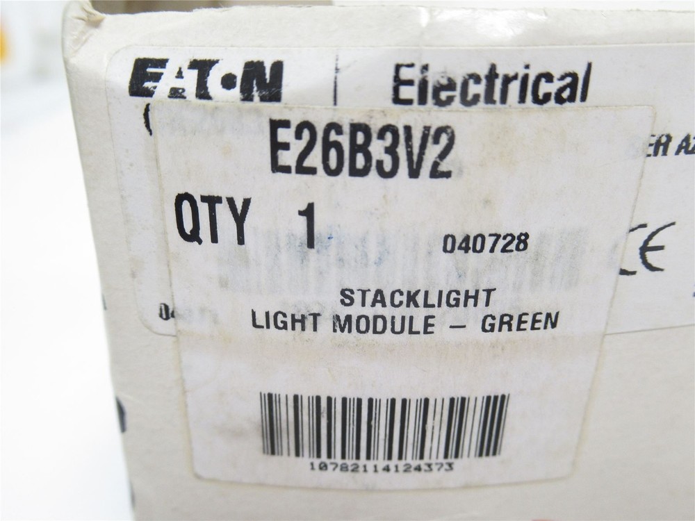 230397 New-No Box; Eaton E26B3V2 Stacklight Module; Green; 250V; 6 Watt