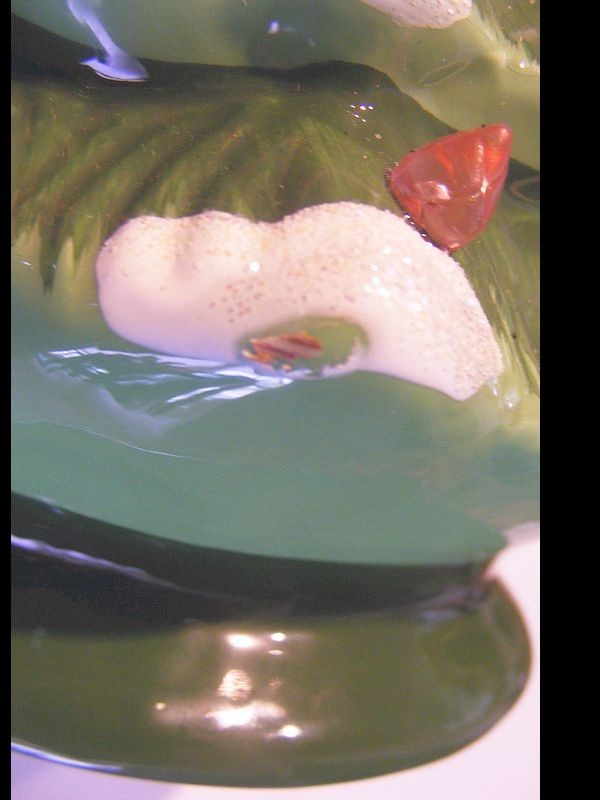 Ceramic 8" Tabletop Christmas Tree Multi-Color Lights Battery Operated