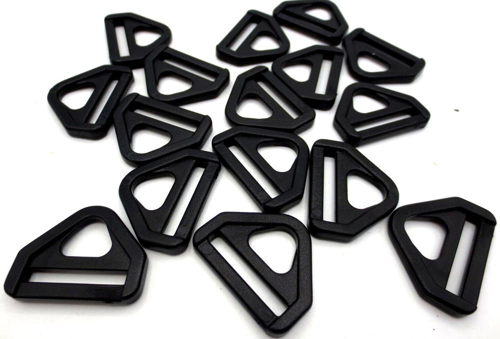 D-Ring Triangle Bar Fits 25mm 1" Webbing Strap For Sling Bag Vest Pack DURABLE!