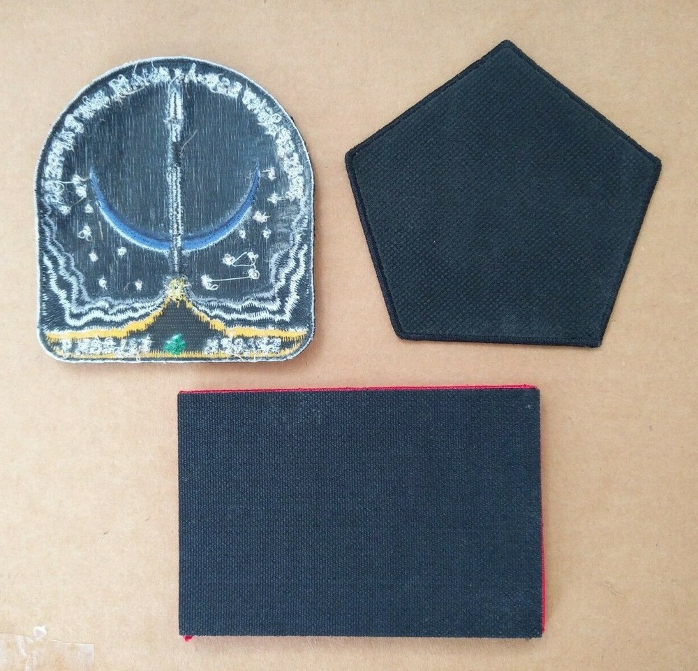 Authentic/Original USAF 30SW 1ASTS 2ROPS Spacex F9 SSO-A Launch Patch Set - 3pcs