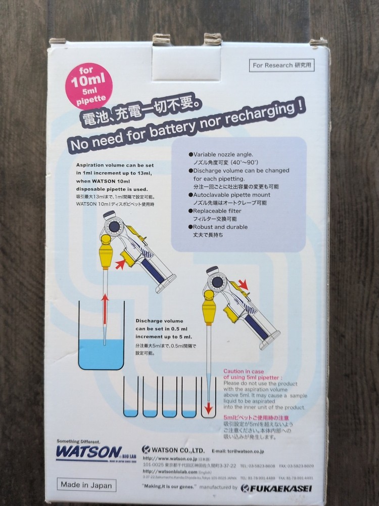 Watson Peggy Repetitive Pipette