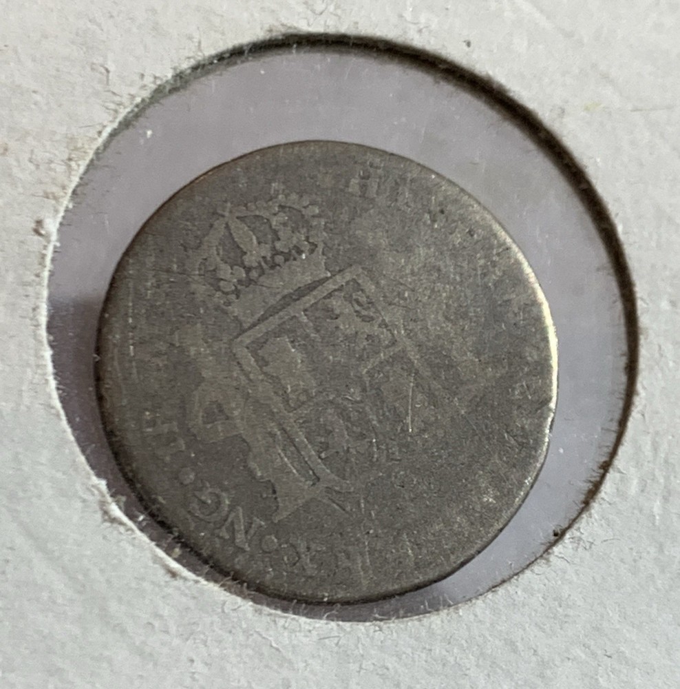 1787 Guatemala Silver1 Real SILVER COIN VG