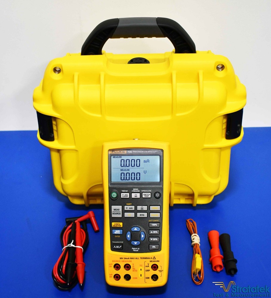 Fluke 726 Multifunction Process Precision Calibrator - NIST Calibrated with Data