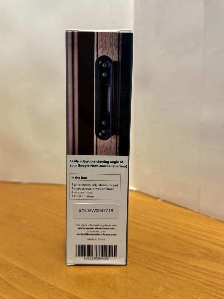 Wasserstein Horizontal Adjustable Mount for Google Nest Doorbell