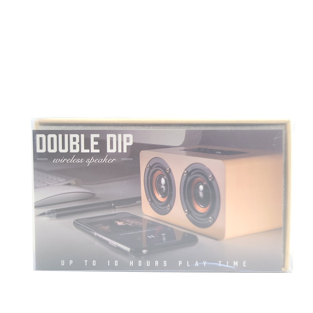 Double Dip Wireless Bluetooth Speaker - ELDB-HS2302 - Black - New