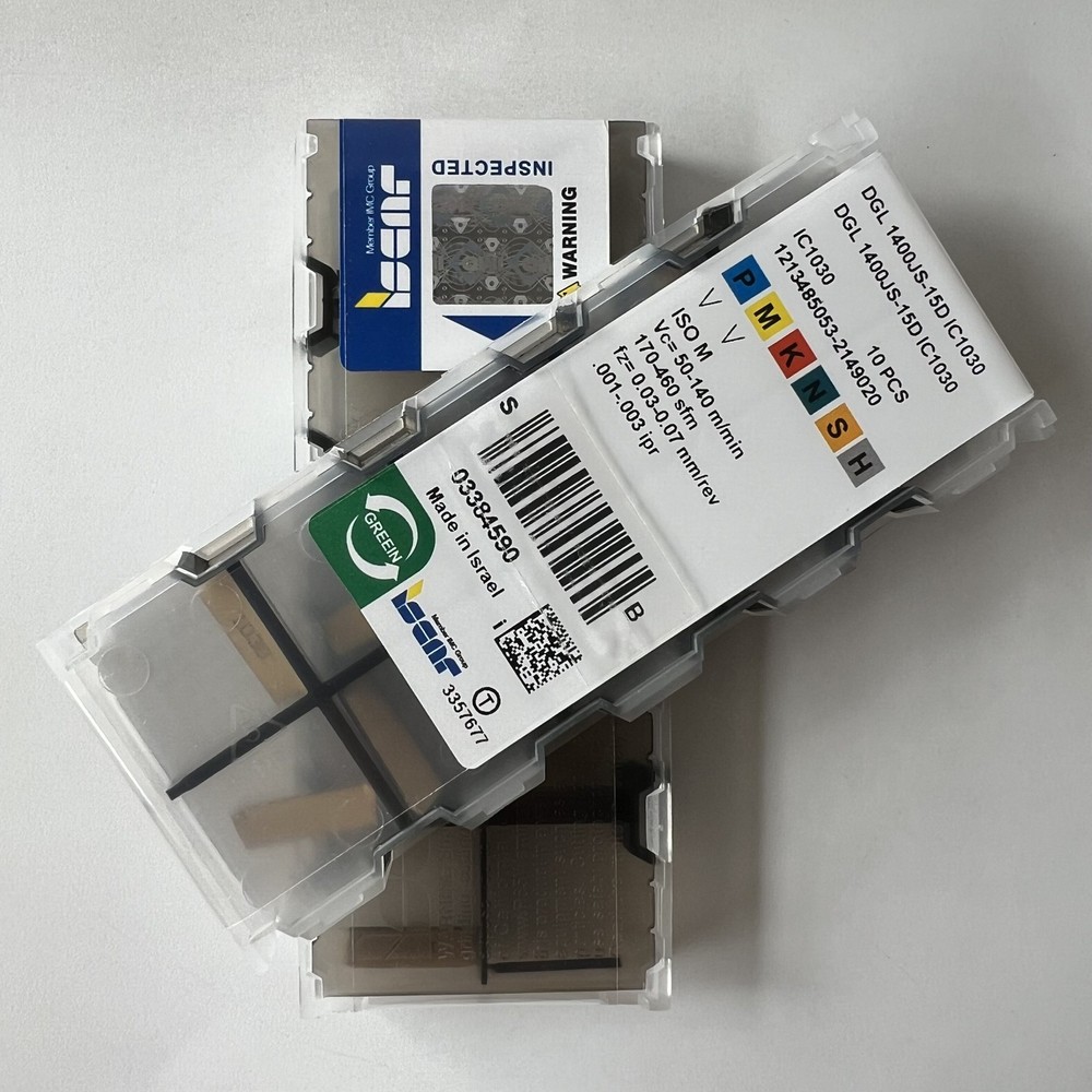ISCAR / DGL1400JS-15D IC1030 / Industrial indexable carbide inserts 10 Pcs