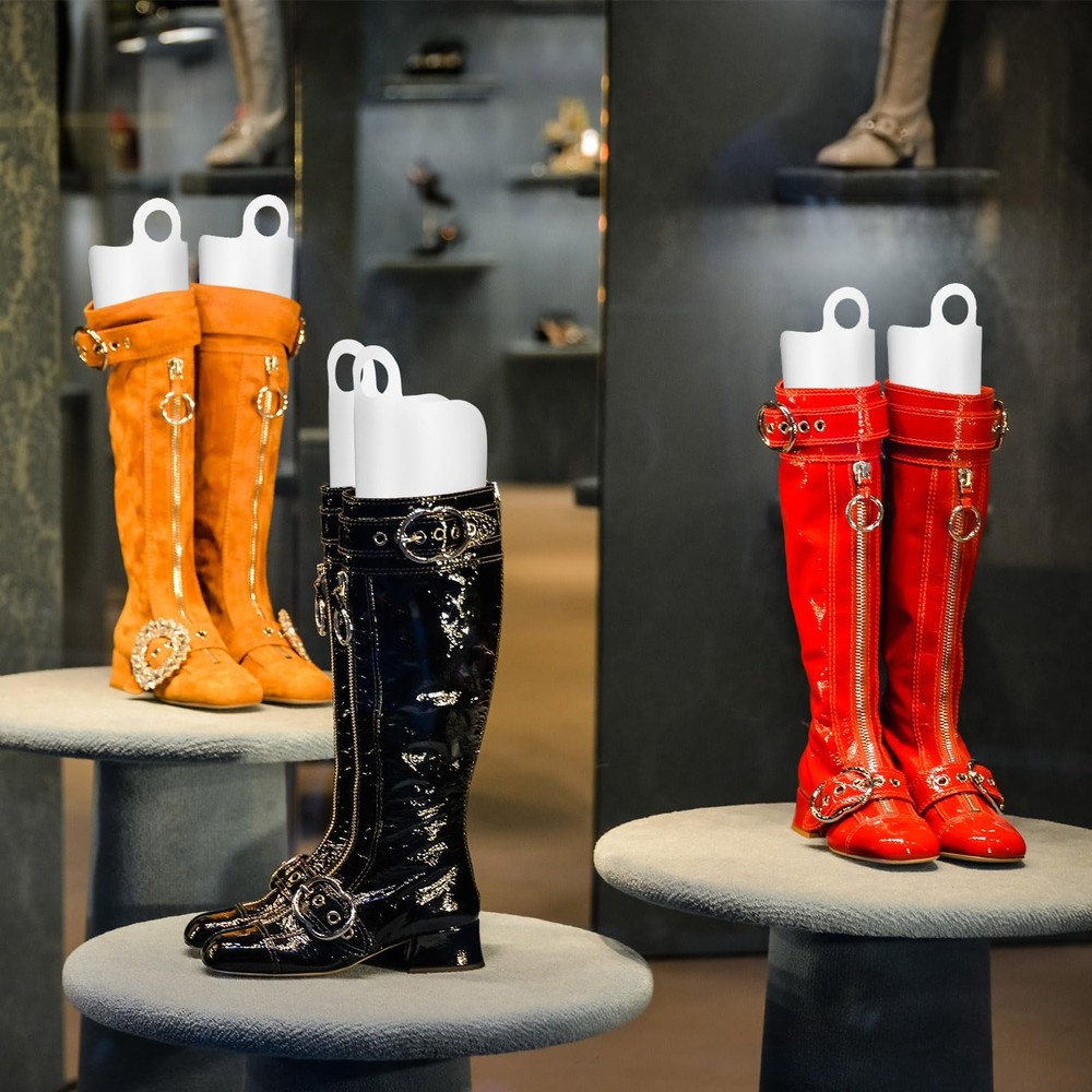 Tall Boot Shaper Form Inserts 4-Pair for Women Men Multisized Shape Holder