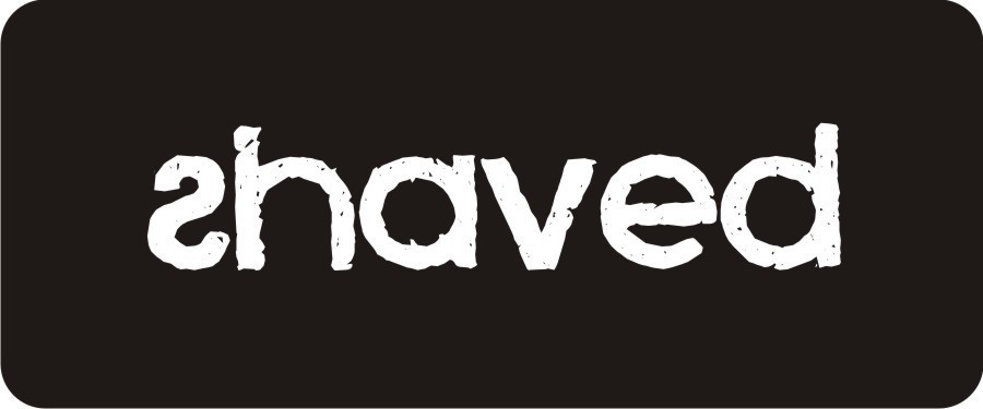 3 - Shaved Hard Hat Biker Helmet Sticker Bs500 3