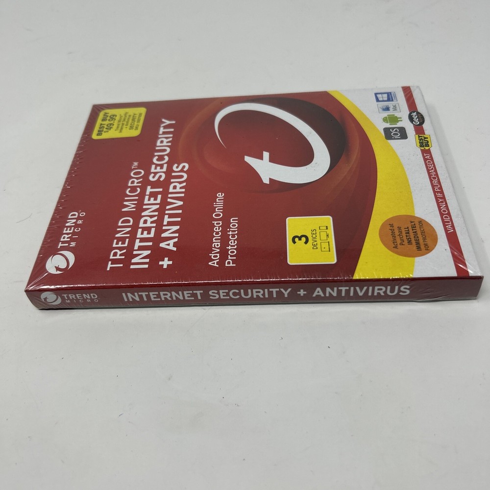 Trend Micro Internet Security + Antivirus Can Be Used On 3 Devices