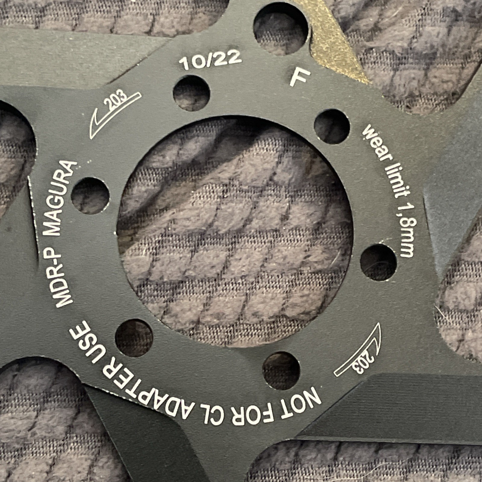 Pair Of magura mdr-p 203mm Brake Rotors