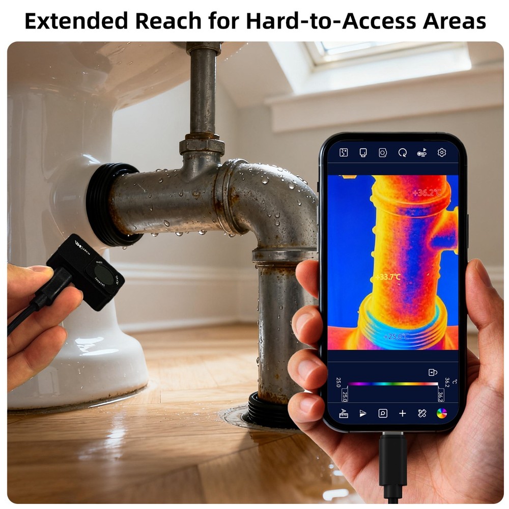ANXTECH Infrared Thermal Camera 512x384 Super Resolution for Android