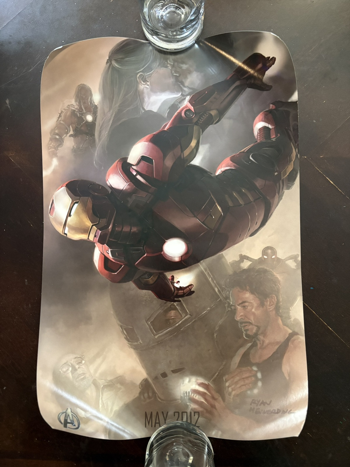 2011 SDCC Avengers Promo Posters MCU Ironman, Captain America, Thor, , Hulk,Fury