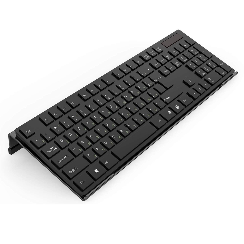 Acrylic Tilted Computer Keyboard Stand Black Ergonomic Typing Non-Slip Case