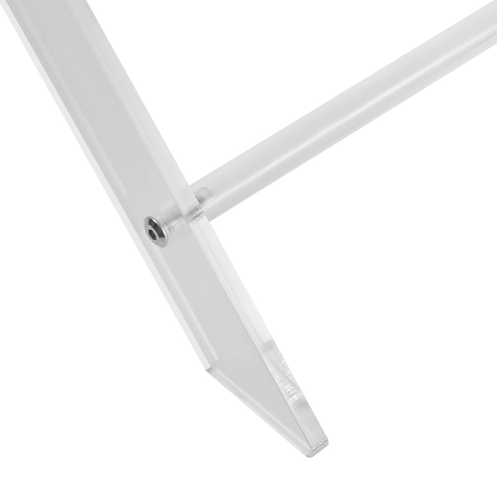 Foldable Acrylic Computer Table X-shaped Coffee Table For Living Room Bed Room