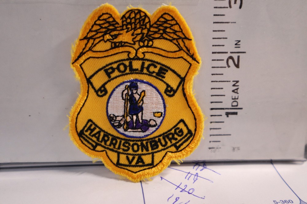 police patch   HARRISONBUG POLICE VIRGINIA BALL CAP SIZE