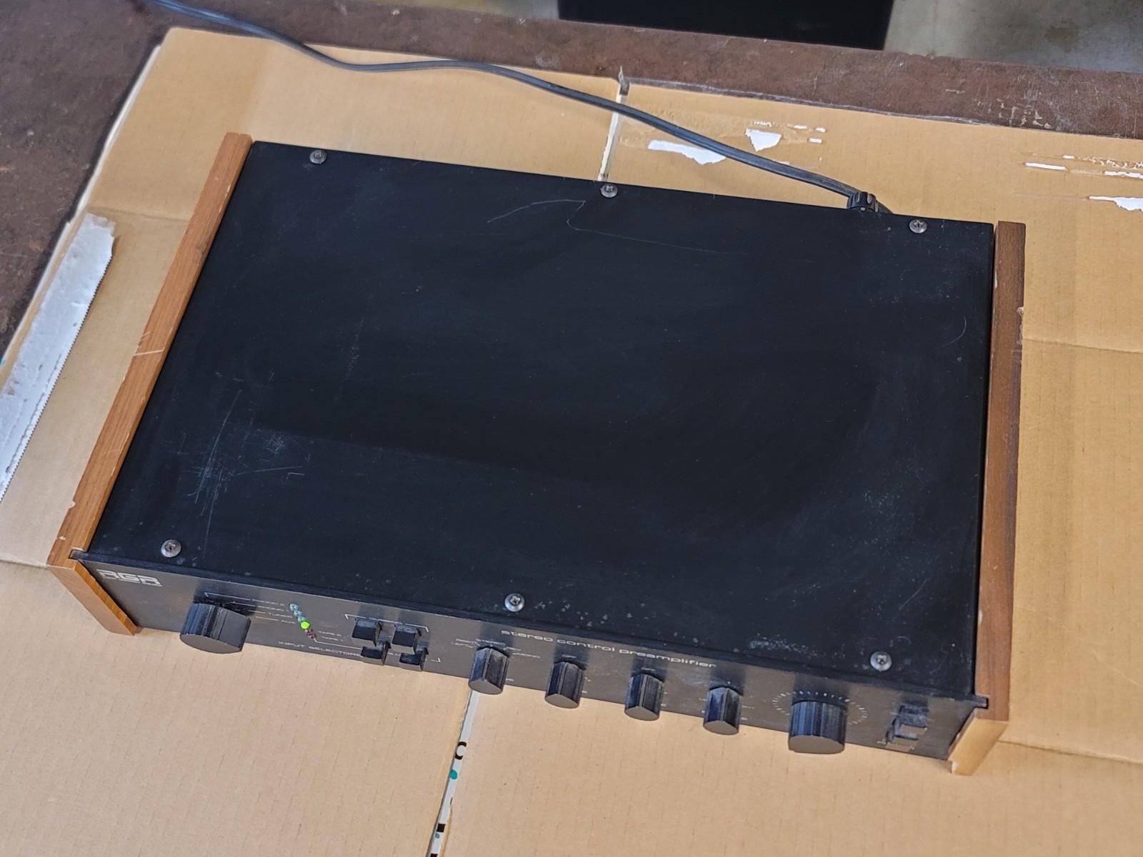 Vtg. Robert Grodinsky Research (RGR) Model Four Stereo Preamplifier COOLO NEATO!