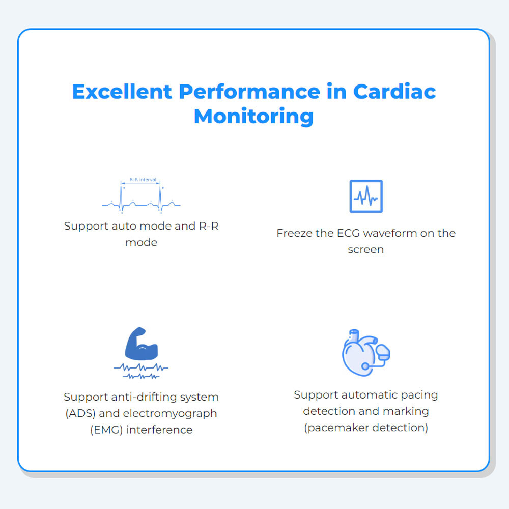 NEW 6/12-lead Electrocardiograph ECG EKG Machine + Glasgow ECG Interpretation
