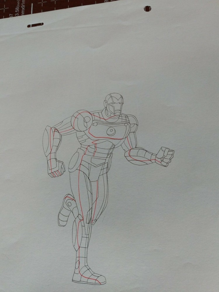 Marvel animation cels Production Art Comics ULTIMATE AVENGERS - C