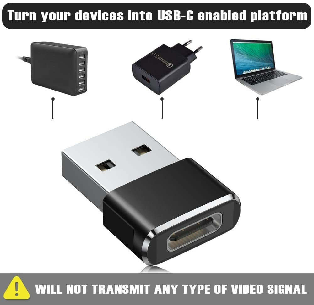 3 PACK USB C 3.1 Type C Female to USB 3.0 Type A Male Port Converter Adapter NEW