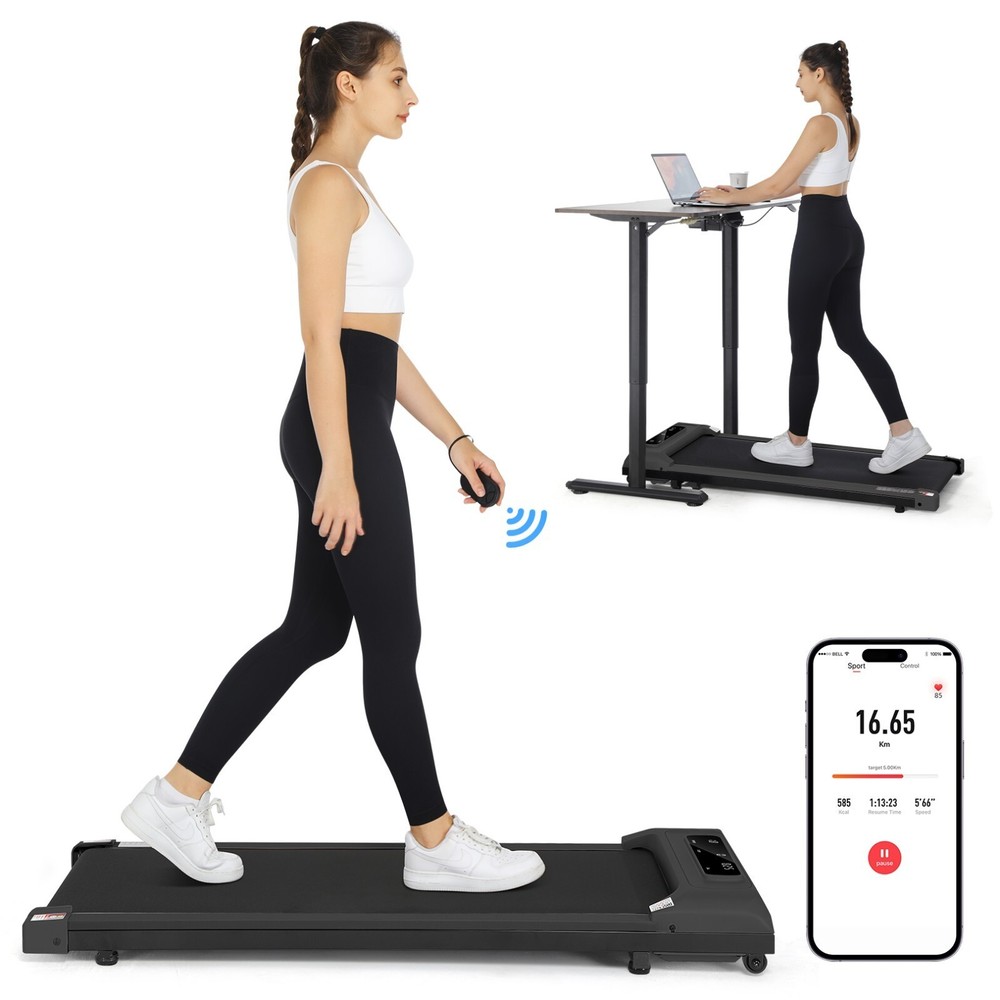 Upgraded Smart Treadmill Work with APP&Remote 2.5Hp Powerful Treadmill Machine~~