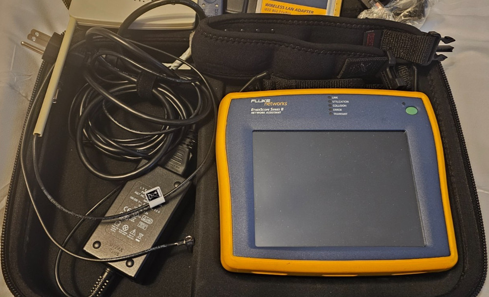 Fluke Networks EtherScope Series II Network Assistant W/ Case & Accessories