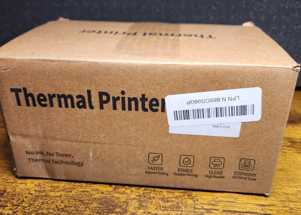 Bluetooth Thermal Label Printer 4x6 Shipping Label USB eBay Etsy Amazon iOS