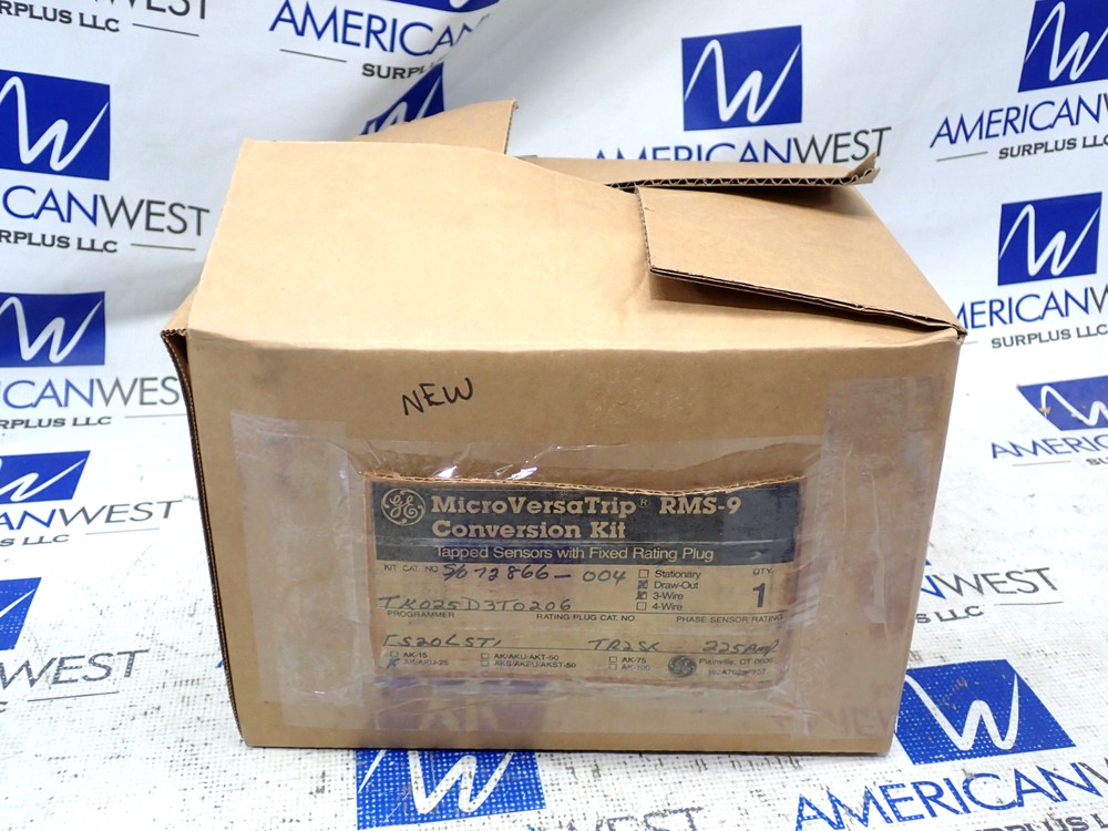 New GE TS20LST1 MicroVersaTrip RMS-9 Programmer With TK025D3T0206 Conversion Kit