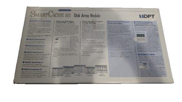 DPT EISA SCSI Adapter Card Smart Cache III DM4000 Disk Array Module NEW NIB